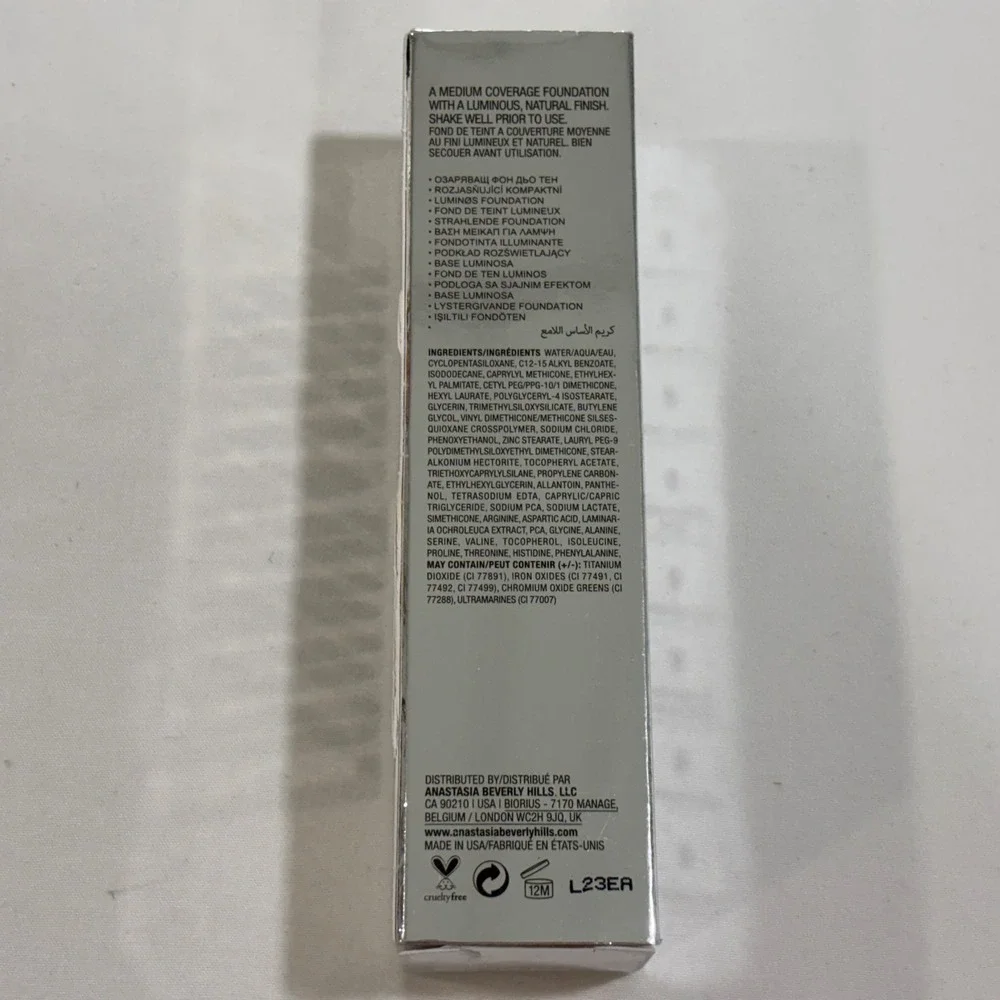Anastasia Beverly Hills Luminous Foundation 560W Deep Warm 1.0oz Medium Coverage